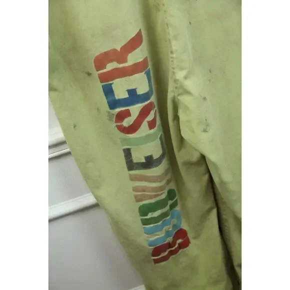 Vintage Jumpsuit Pit Crew Coveralls Panama Budweiser Cargo Ship? USA Made Worn - Picture 15 of 15